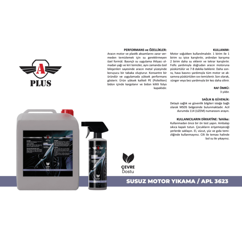 SUSUZ MOTOR YIKAMA SIVISI 5KG - Görsel 2