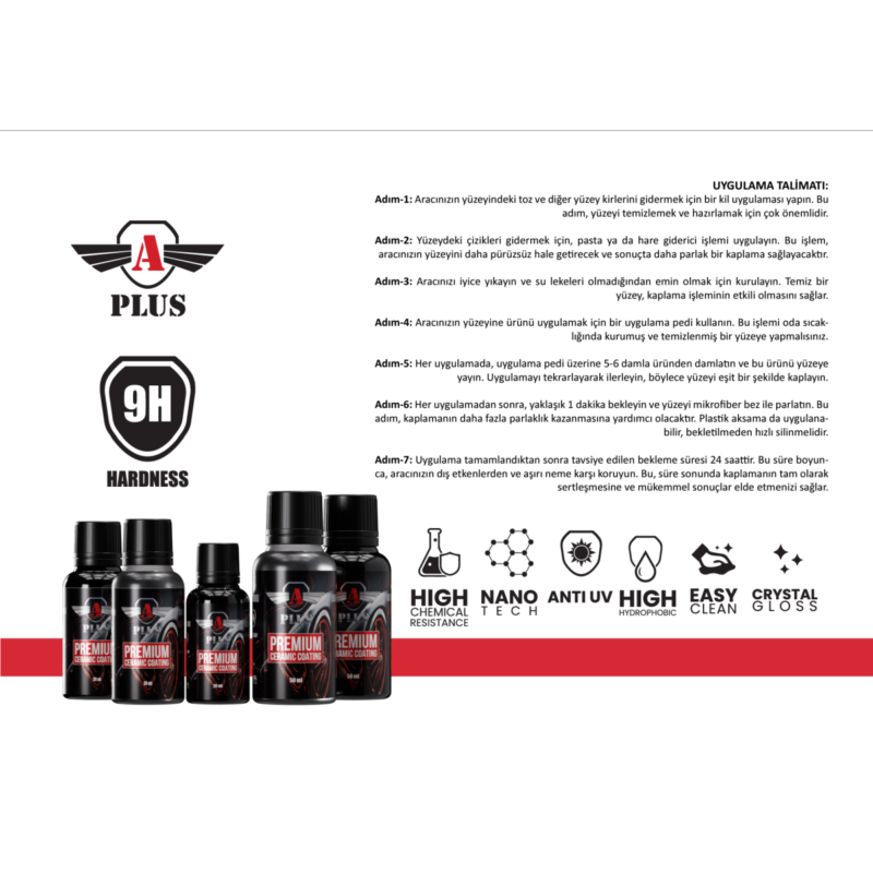 A PLUS PREMIUM CERAMIC COATING 30ML - Görsel 3